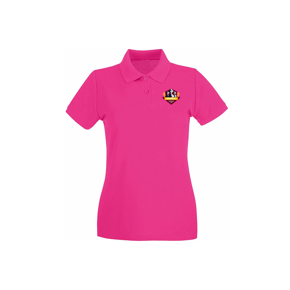 Women's Pink Polo Shirt - NAPCA Online Store